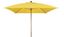Fiberbuilt Bridgewater Style Market Umbrella 6 Foot Square with One Piece Simulated Wood Pole