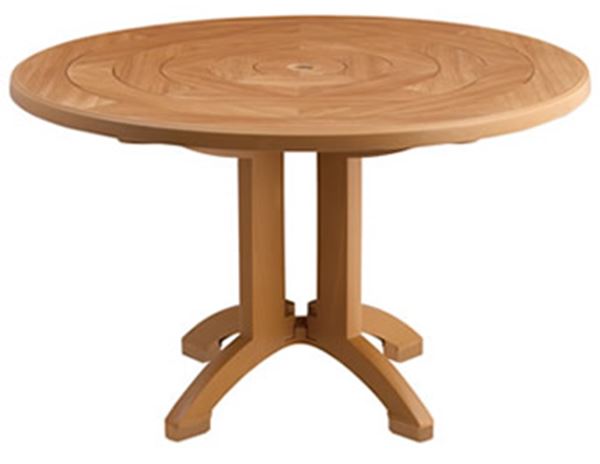 Picture of Atlantis 48 Inch Round Folding Table Plastic Resin