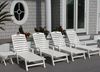 Polywood Nautical Recycled Plastic Chaise Lounge Set