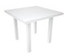 Polywood Euro Style 36 Inch Square Dining Table