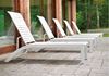Telescope Kendall Strap, Lay Flat Stacking Chaise with Aluminum Frame