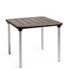 Picture of 35" Square Maestrale Stackable Pool Dining Table, Plastic Resin, 29 lbs.