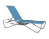 Tropitone Millennia Relaxed Sling Chaise Lounge with Shelf