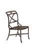 Picture of *Discontinued*Tropitone Pool Furniture, Palladian Strap Side Chair - X Style Aluminum Back