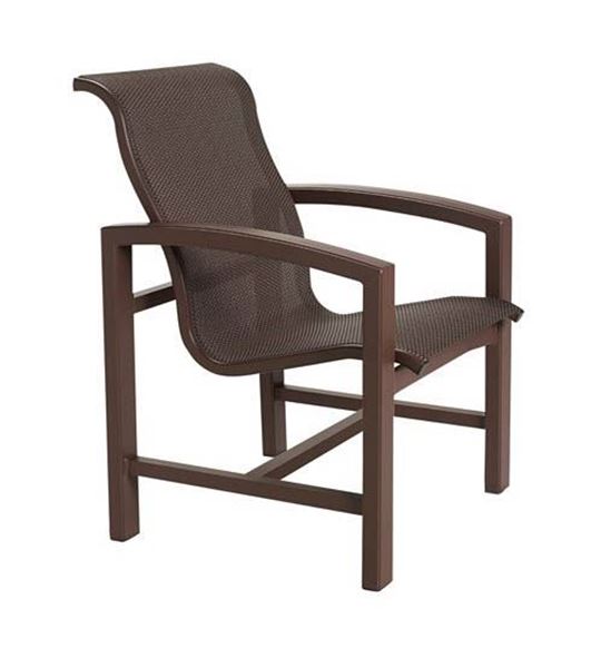 Tropitone Lakeside Sling Dining Chair with Aluminum Frame