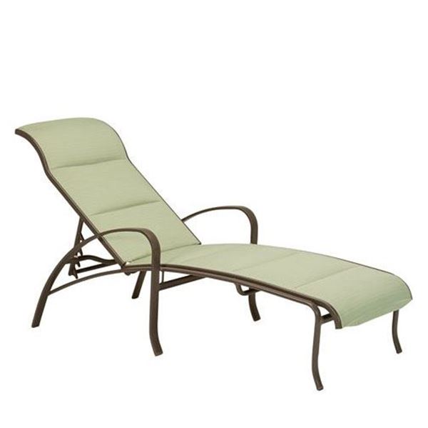 Tropitone Spinnaker Padded Sling Chaise Lounge