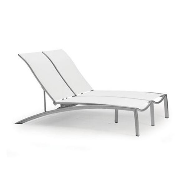 Tropitone South Beach Relaxed Sling Double Chaise Lounge