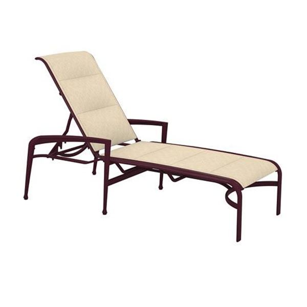 Tropitone Veer Padded Sling Chaise Lounge