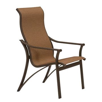 Tropitone Corsica Sling High Back Dining Chair