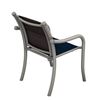 Tropitone La Scala Padded Sling Dining Chair with Aluminum Frame