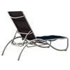 Tropitone La Scala Padded Sling Chaise Lounge with Aluminum Frame