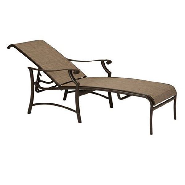 Tropitone Montreux Ii Sling Patio Chaise Lounge For Commercial Use Pool Furniture Supply - Is Tropitone Furniture Made In Usa