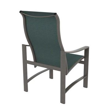 Tropitone Kenzo Sling High Back Dining Chair with Aluminum Frame