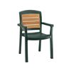 *Sale* Aquaba Classic Plastic Resin Stacking Dining Armchair