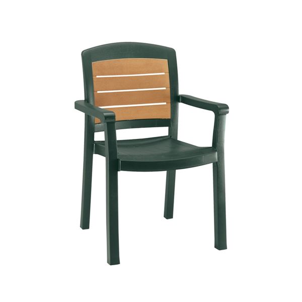 *Sale* Aquaba Classic Plastic Resin Stacking Dining Armchair