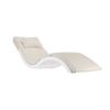 Ledge Lounger Signature In-Pool Chaise Lounge Made Of Plastic Resin with Full Cushion and Headrest