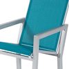 Madrid Dining Chair Fabric Sling with Aluminum Frame