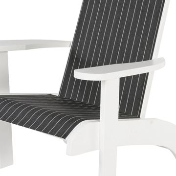 Reclining Sling Adirondack Chair with Marine Grade Polymer Frame
