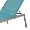 Skyway Armless Chaise Lounge Fabric Sling with Stackable Aluminum Frame
