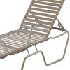 St. Maarten Chaise Lounge Vinyl Straps with Aluminum Frame