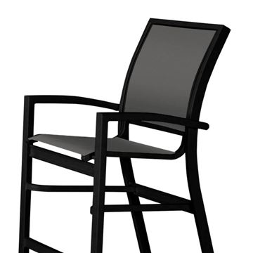 Kendall Sling Stacking Bar Height Stacking Café Chair