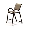Telescope Aruba Bar Height Cafe Chair Fabric Sling with Aluminum Frame
