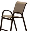 Telescope Aruba Counter Height Cafe Chair Fabric Sling with Aluminum Frame