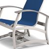 Telescope Belle Isle Sling Motion Chat Chair with Aluminum Frame and MGP