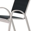 Telescope Aruba Cafe Chair Fabric Sling with Aluminum Frame