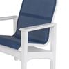 Cape Cod Sling Fabric High Back Dining Chair