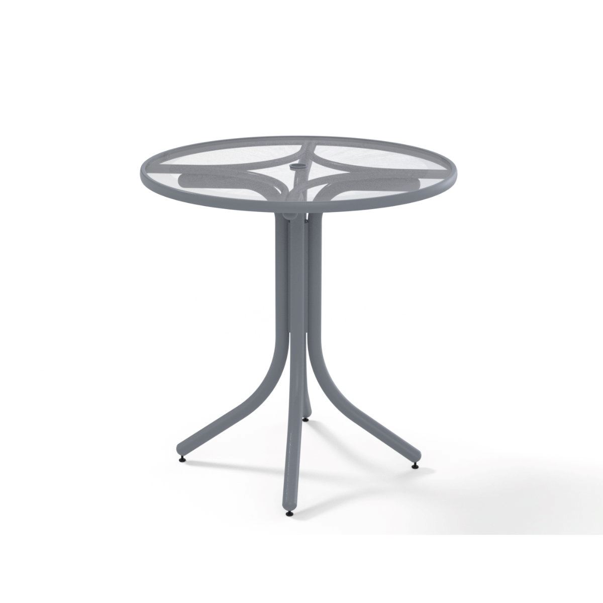 Counter Table 36 Inch Round Acrylic Aluminum - Pool Furniture Supply