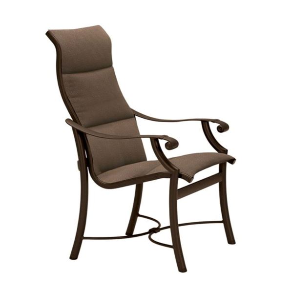 Tropitone Montreux Padded Sling High Back Dining Chair