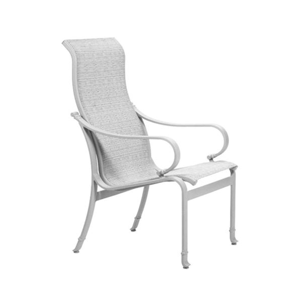 Tropitone Torino Sling Patio High Back Dining Chair