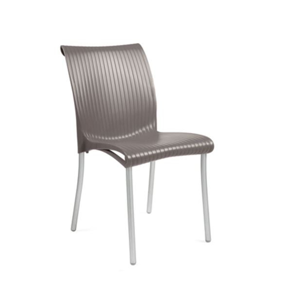 Regina Chair Plastic Resin with Aluminum Frame