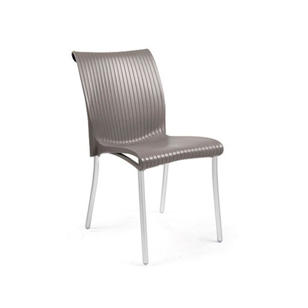Regina Chair Plastic Resin with Aluminum Frame