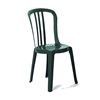 Miami Bistro Plastic Resin Stacking Side Chair - Amazon Green