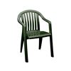 Miami Lowback Plastic Resin Stacking Armchair - Amazon Green