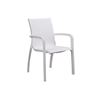 Sunset Sling Dining Arm Chair - White/Glacier White