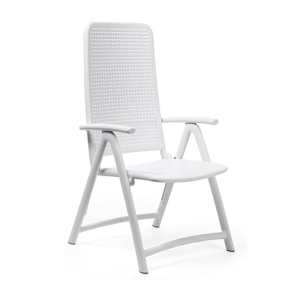 Dna Plastic Resin Folding Armchair, Plastic Resin Outdoor Furniture