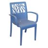 Vegetal Commercial Grade Plastic Resin Dining Arm Chair