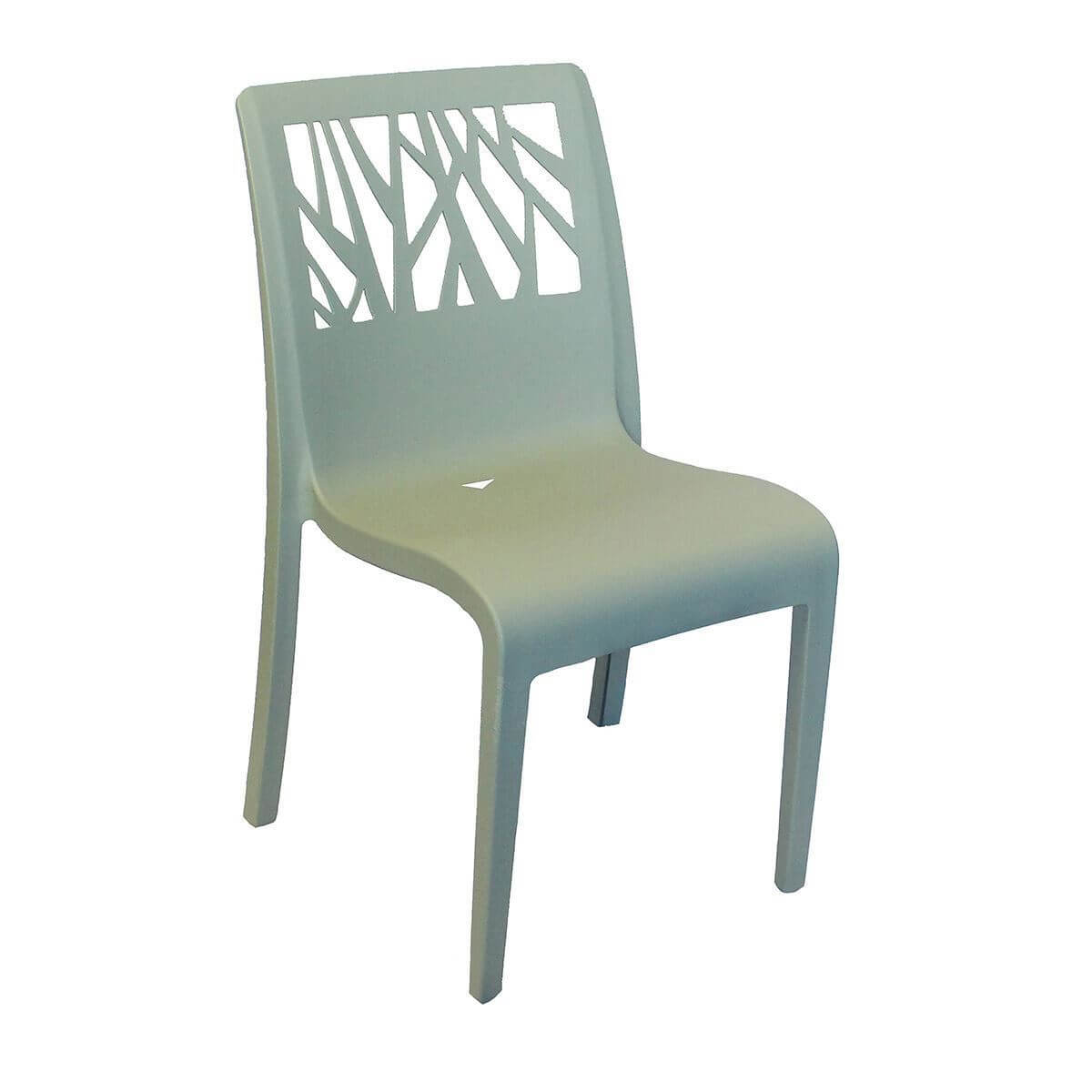 vegetal stacking plastic resin armless dining chair 11 lbs  pool  furniture supply
