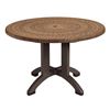 Atlanta 42” Round Pedestal Table With Umbrella Hole