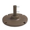 35 LB. Table Use Concrete Umbrella Base With Optional 35 LB. Ring For Additional Weight 