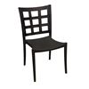 Plazza Polymer Stacking Dining Chair with Aluminum Frame, 13 Lbs. – For Interior Commercial Use