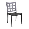 Plazza Polymer Stacking Dining Chair with Aluminum Frame, 13 Lbs. – For Interior Commercial Use