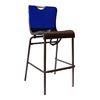 Krystal Polymer Stacking Barstool With Aluminum Frame, 17 Lbs. – For Interior Commercial Use