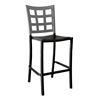 Plazza Polymer Stacking Barstool With Aluminum Frame, 22 Lb. – For Interior Commercial Use