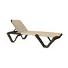 Nautical Pro Plastic Resin Sling Stackable Chaise Lounge, 35 Lbs.