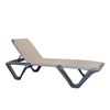 Nautical Pro Plastic Resin Sling Stackable Chaise Lounge