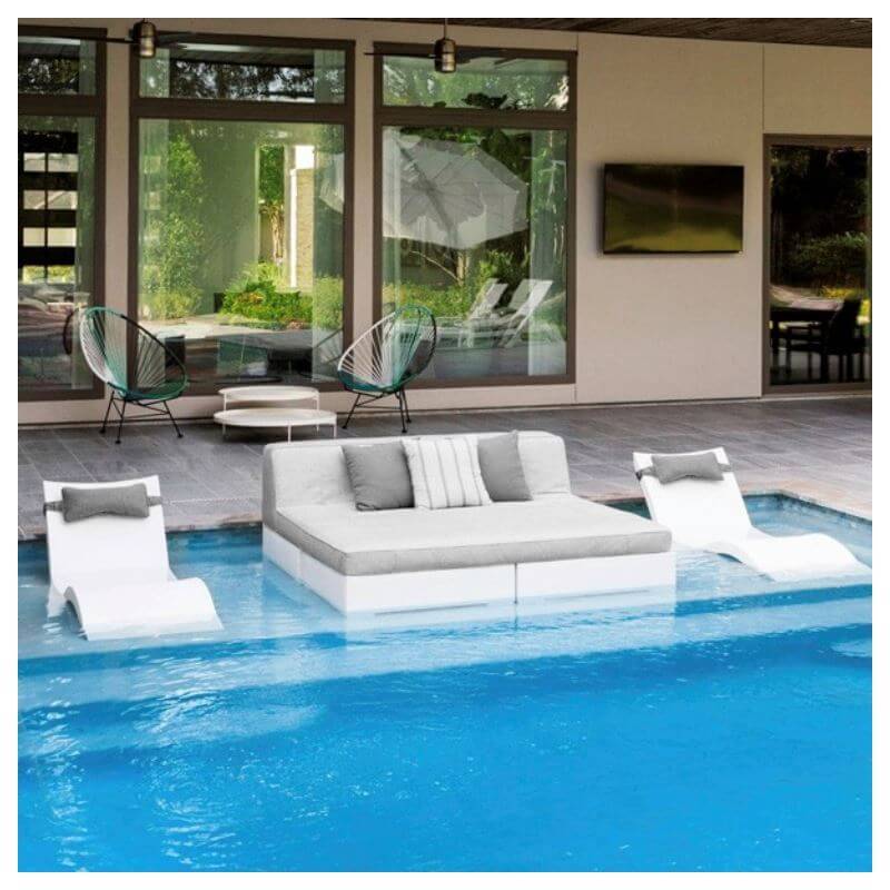 Ledge Lounger In-Pool Chaise Sandstone